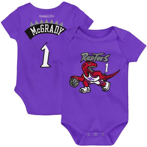 Newborn & Infant Mitchell & Ness Dan Marino Aqua Miami Dolphins Retro Name  & Number Bodysuit