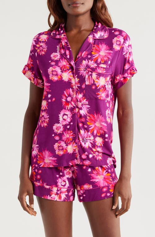 Alivia Jenna Shorts Pajamas In Grace's Garden Berry