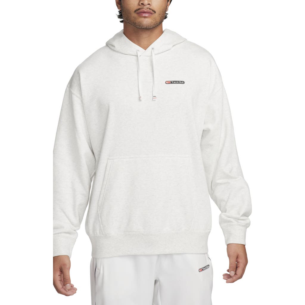Nike Dri-fit Track Club Pullover Hoodie In White