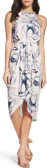 Chelsea28 Brushstroke Floral Print Dress Nordstrom