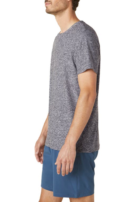 Beyond Yoga Always Beyond Relaxed Fit Short Sleeve Performance Tee In Black-white Sd