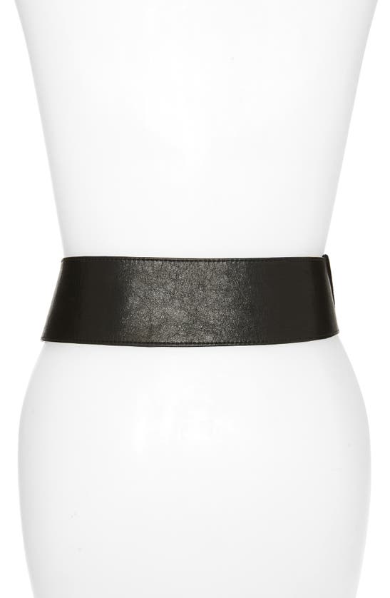 Shop Raina Vixen Leather Belt In Black