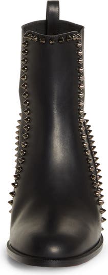 Christian Louboutin Outline Spike Ankle Booties