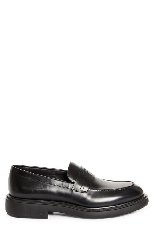 Shop Ferragamo Caligola Penny Loafer In Nero Nero Nero