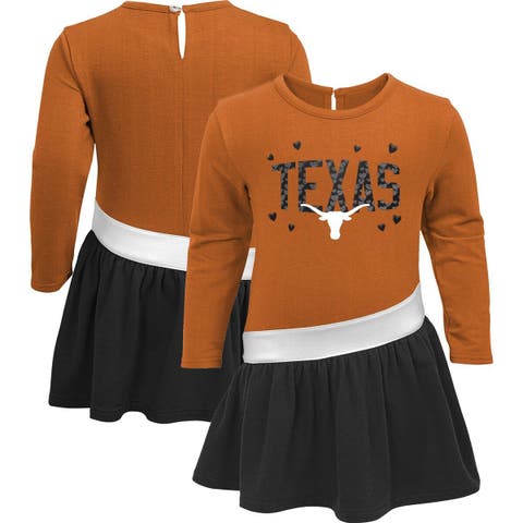Women's ZooZatz Texas Orange/Gray Texas Longhorns Colorblock Cozy