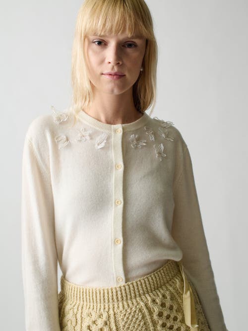 LINGUA FRANCA LINGUA FRANCA WIRE DAISY CARDIGAN 