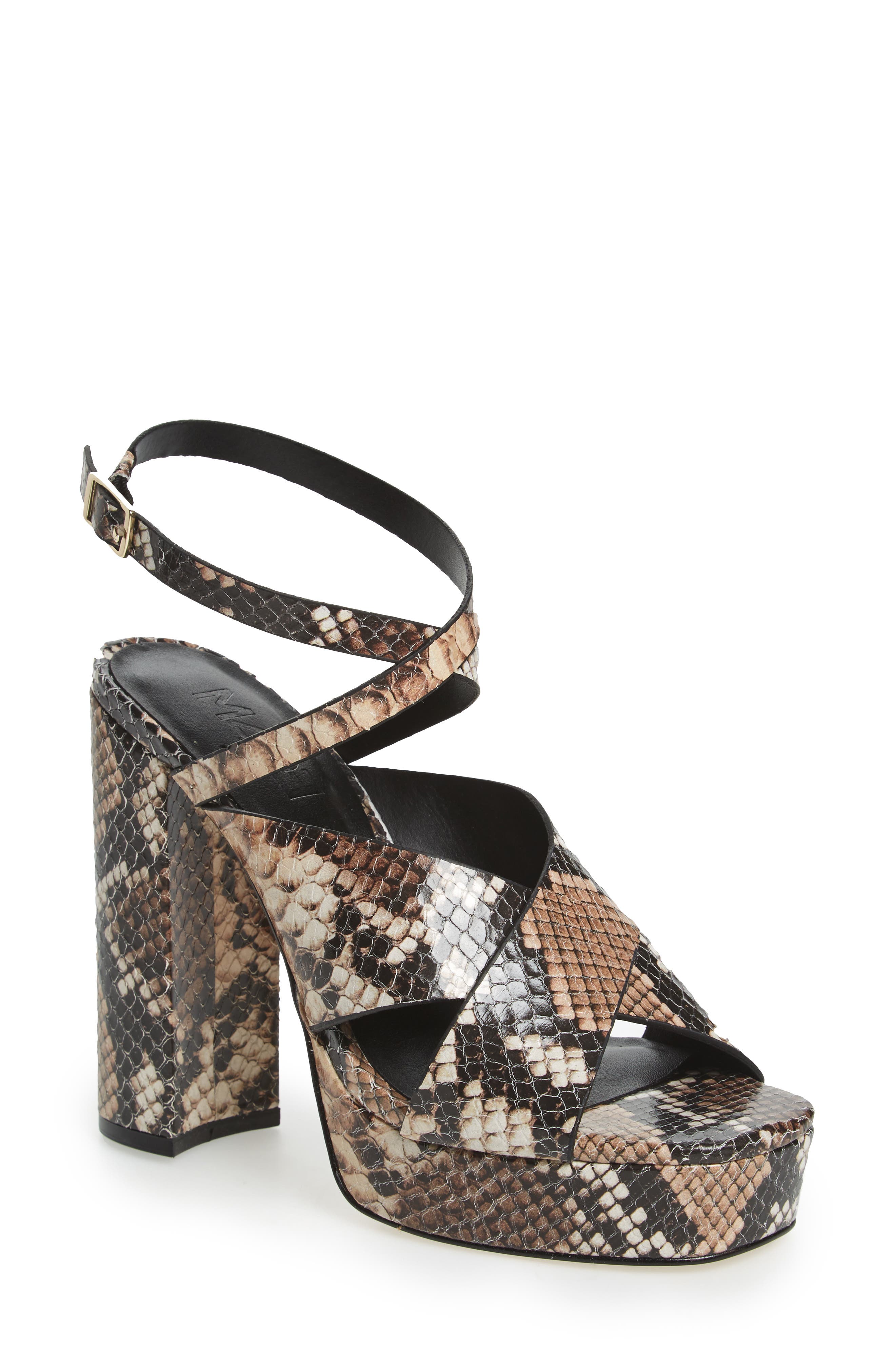 M4D3 Priscilla Wraparound Platform Sandal- Pink