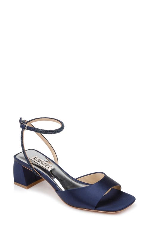 Infinity Ankle Strap Sandal in Midnight