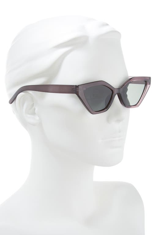 Shop Bp. 55mm Cat Eye Sunglasses In Clear Grey