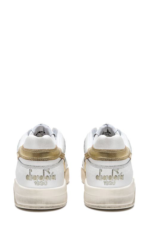 Diadora B.560 Laminated Sneaker In White
