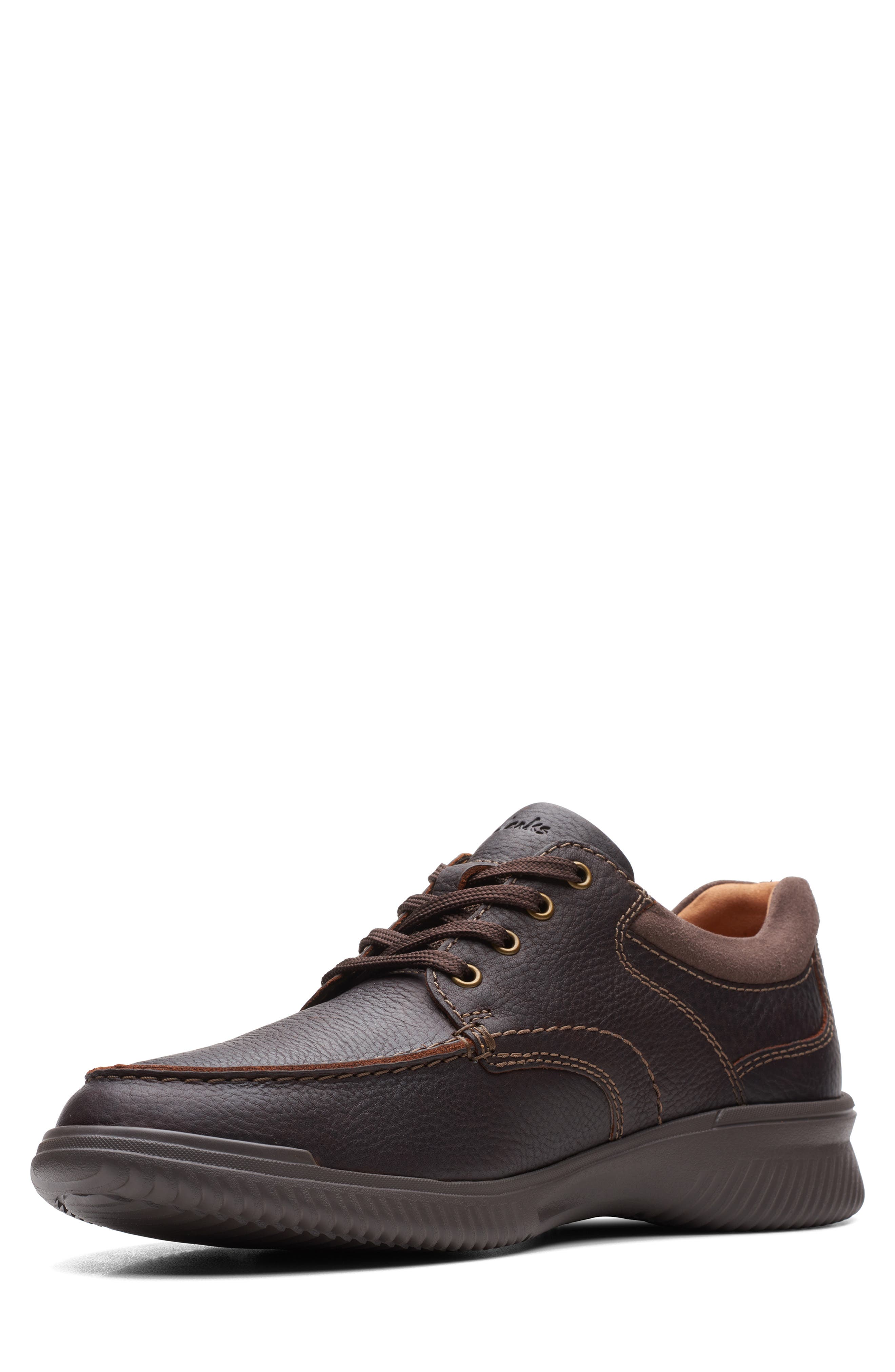 clarks brown sneakers