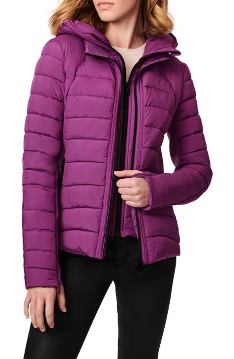 Purple Quilted jacket, light mauve