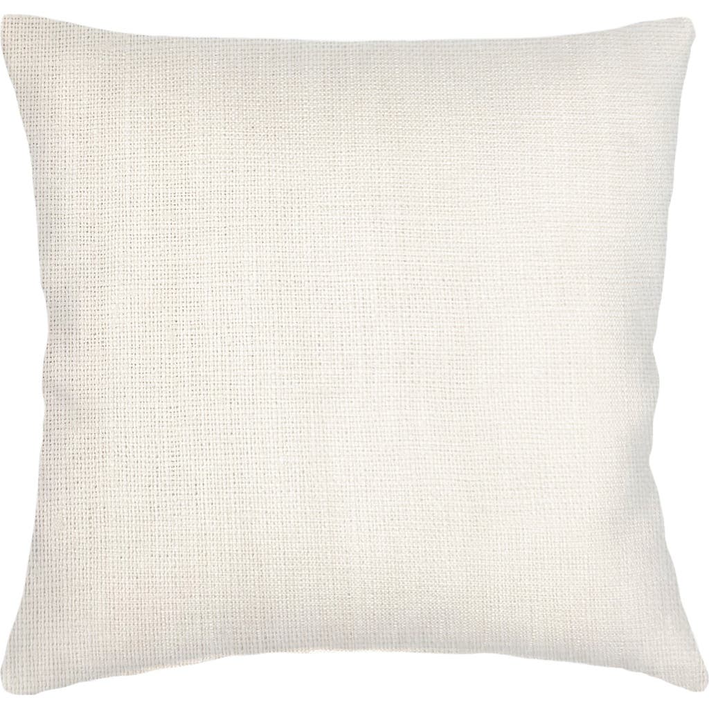 Anaya So Soft Linen Euro Pillow With Down Alternative Insert In Ivory