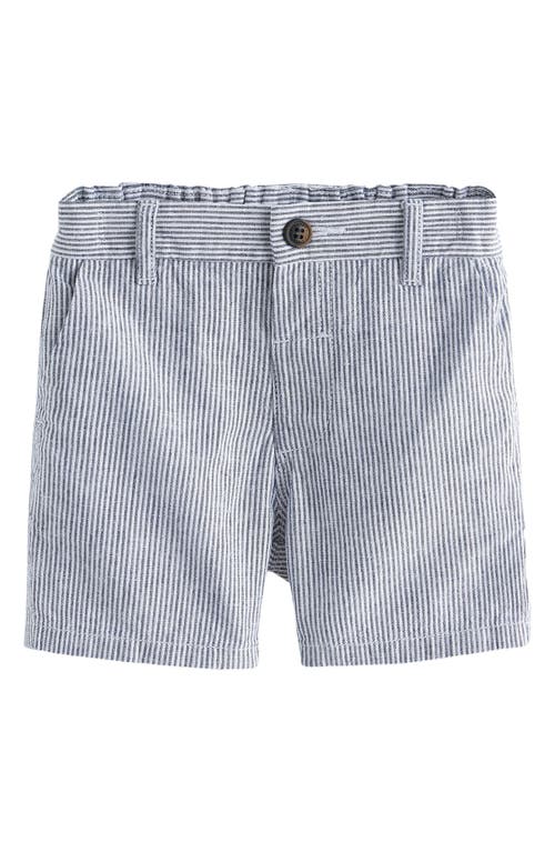 NEXT Kids' Linen & Cotton Chino Shorts in Blue at Nordstrom, Size 6-7Y