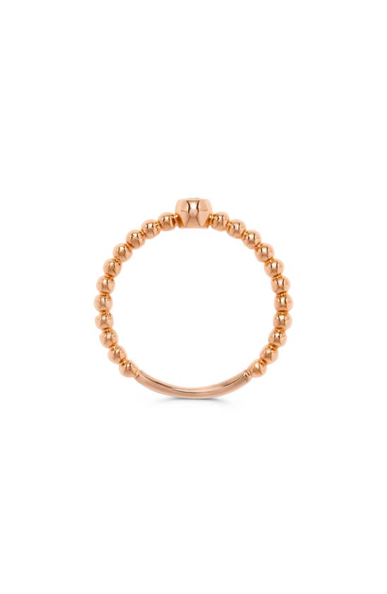 H.j. Namdar Diamond Bubble Stacking Ring In 14k Rose Gold