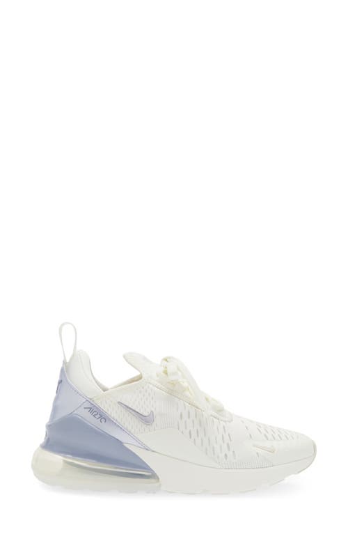 Shop Nike Air Max 270 Sneaker In Sail/purple/phantom