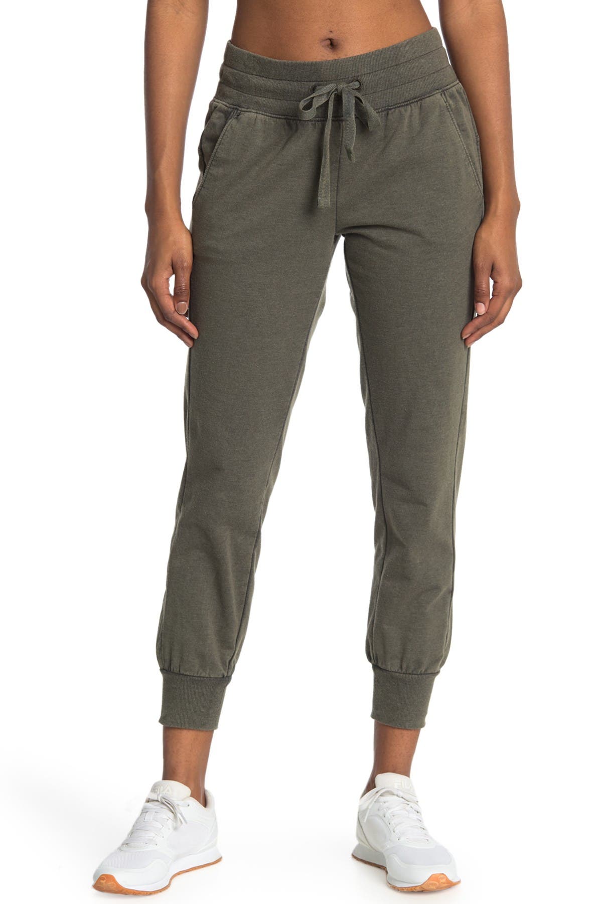 zella replay slim fleece joggers