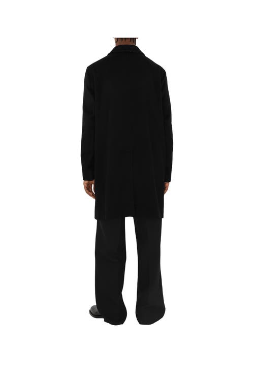 Shop Burberry Mid-length Cashmere Blend Paddington Car Coat In Black
