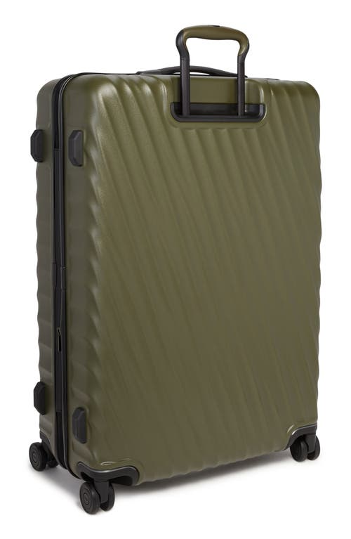 Shop Tumi 31-inch 19 Degrees Extended Trip Expandable Spinner Packing Case In Olive Texture