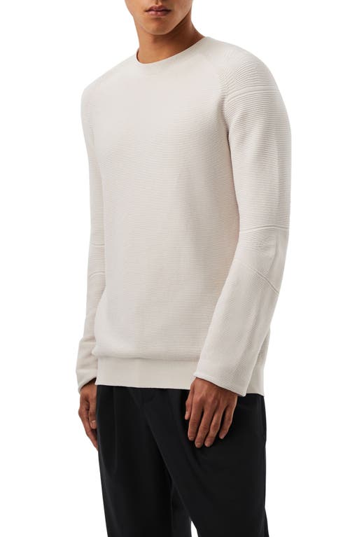 AlphaTauri Seamless 3D Performance Knit Sweater in Chalk