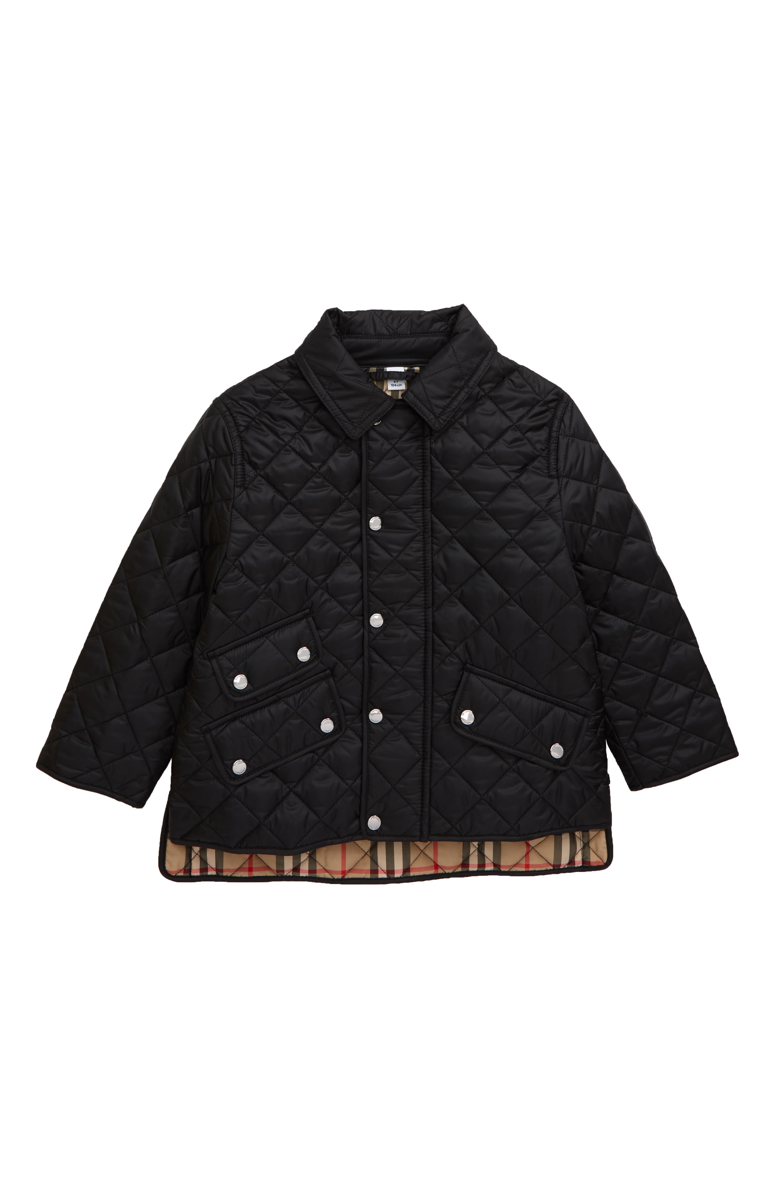 burberry childrens quilted jacket