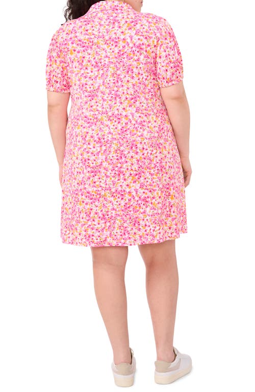 Cece Floral Knit Dress In New Ivory
