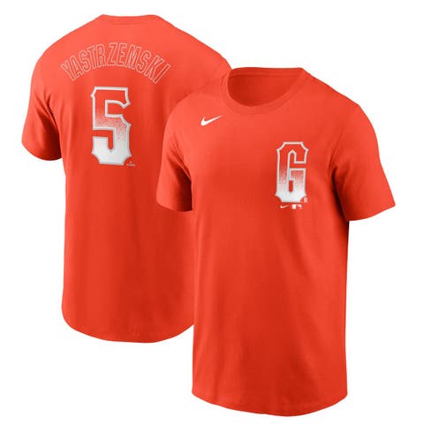 Men's Nike Orange Houston Astros City Connect Wordmark T-Shirt