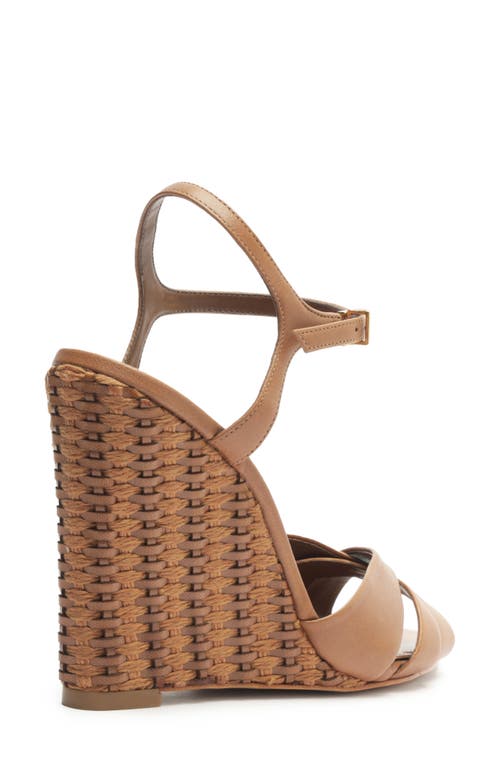 SCHUTZ SCHUTZ KEEFA ANKLE STRAP WEDGE SANDAL