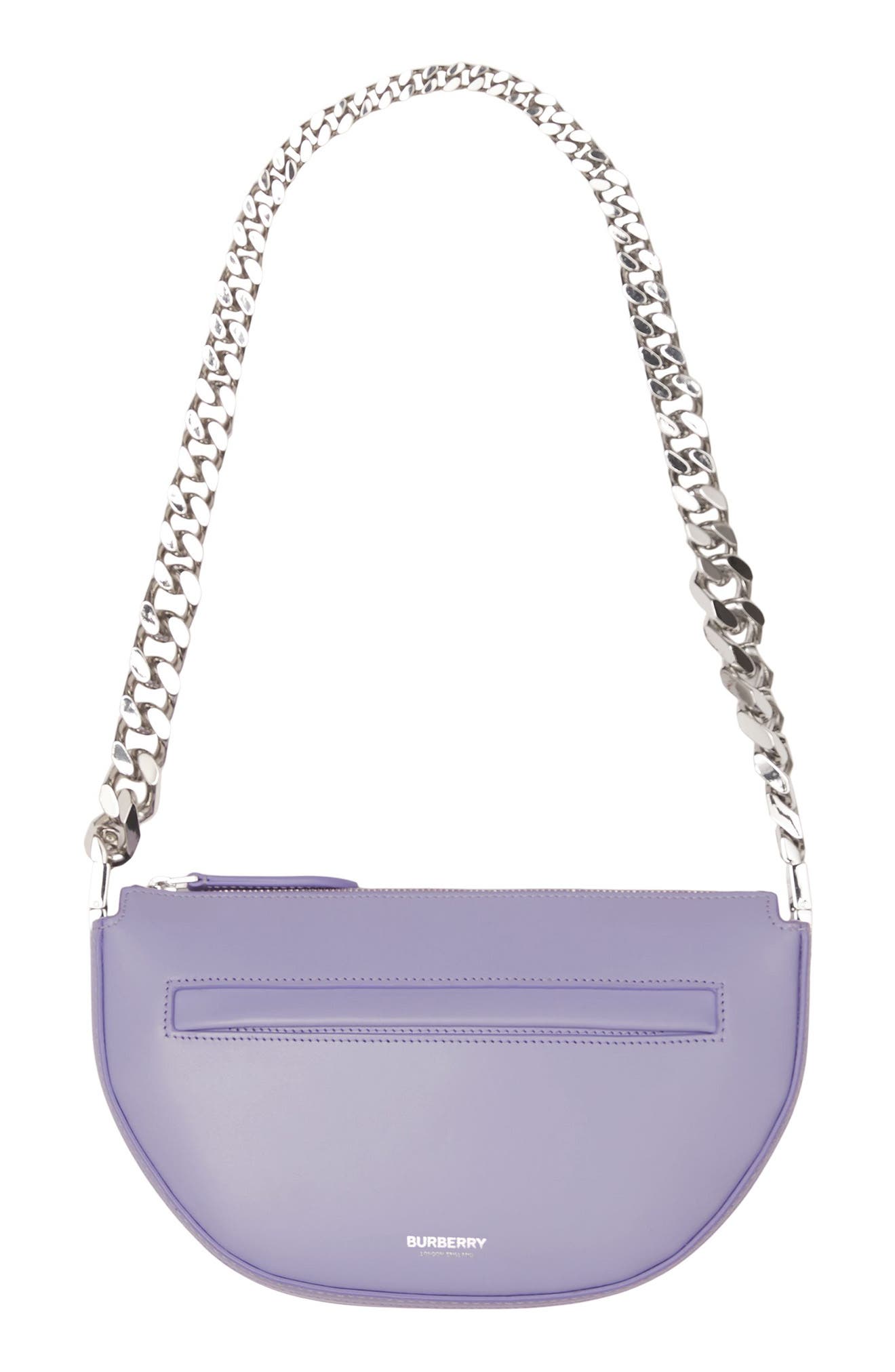 Burberry Mini Olympia Leather Shoulder Bag in Soft Violet at Nordstrom