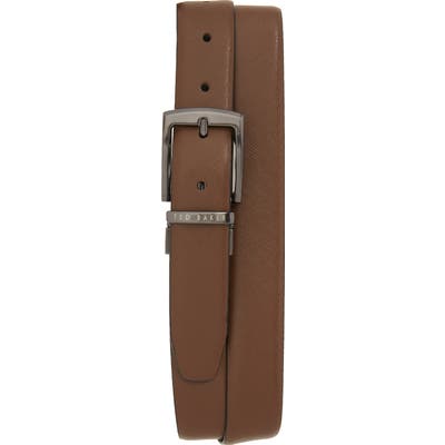 Ted Baker London Reversible Leather Belt, Navy