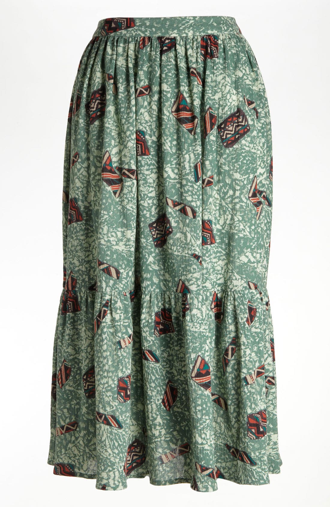 Viva Vena! 'Mind Reader' Tiered Midi Skirt Nordstrom