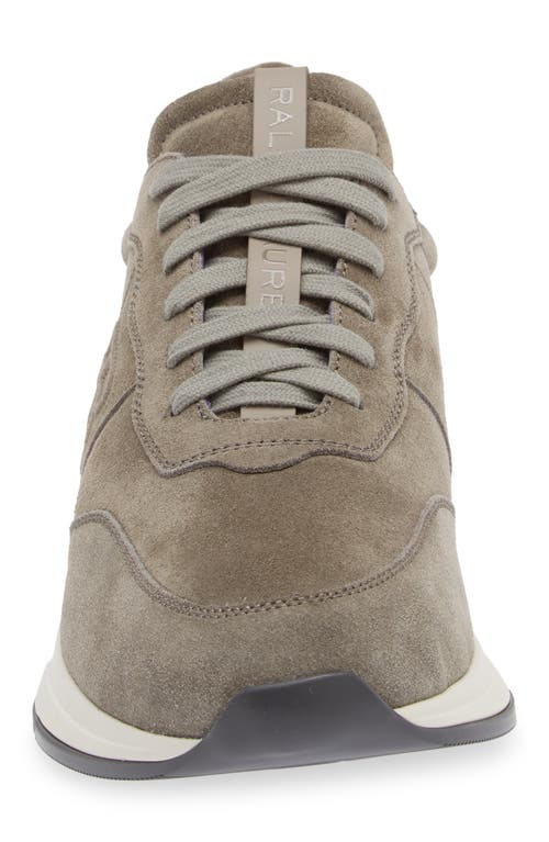 RALPH LAUREN PURPLE LABEL RALPH LAUREN PURPLE LABEL ETHAN II CALFSKIN SUEDE SNEAKER 