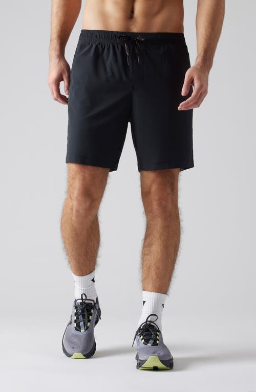 Pursuit 7-Inch Lined Training Shorts in Black