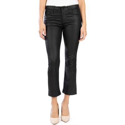 Kut From The Kloth Kelsey Crop Kick Flare Jeans, Black