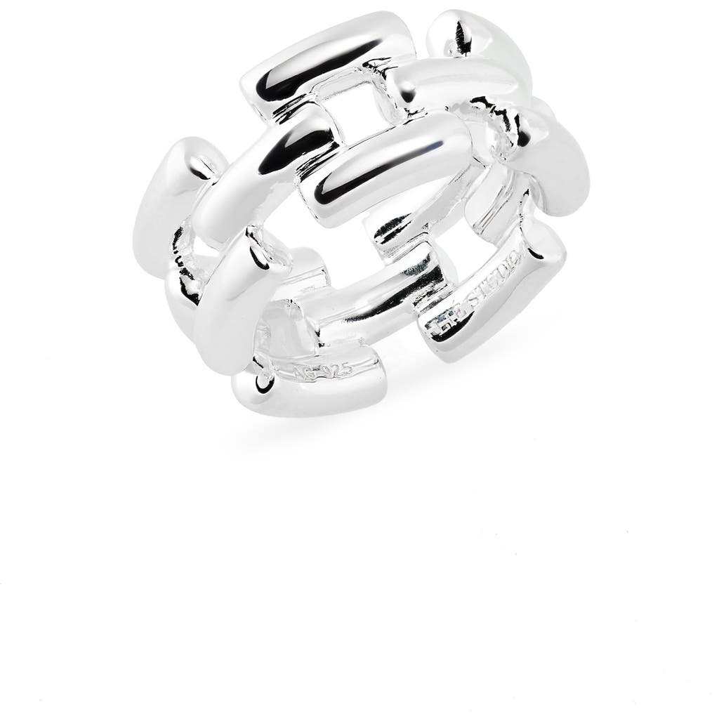 Lie Studio Lié Studio The Emily Ring In Silver