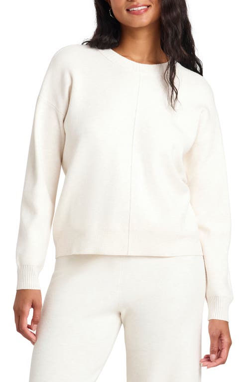 Shop Splendid X Cella Jane Front Seam Sweater In Snow