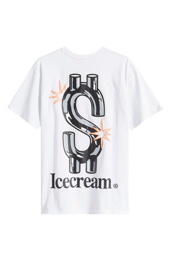 Shop Icecream Wealth Cotton Graphic T-shirt In White