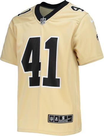 Youth Nike Alvin Kamara Gray New Orleans Saints Atmosphere Game Jersey Size: Medium