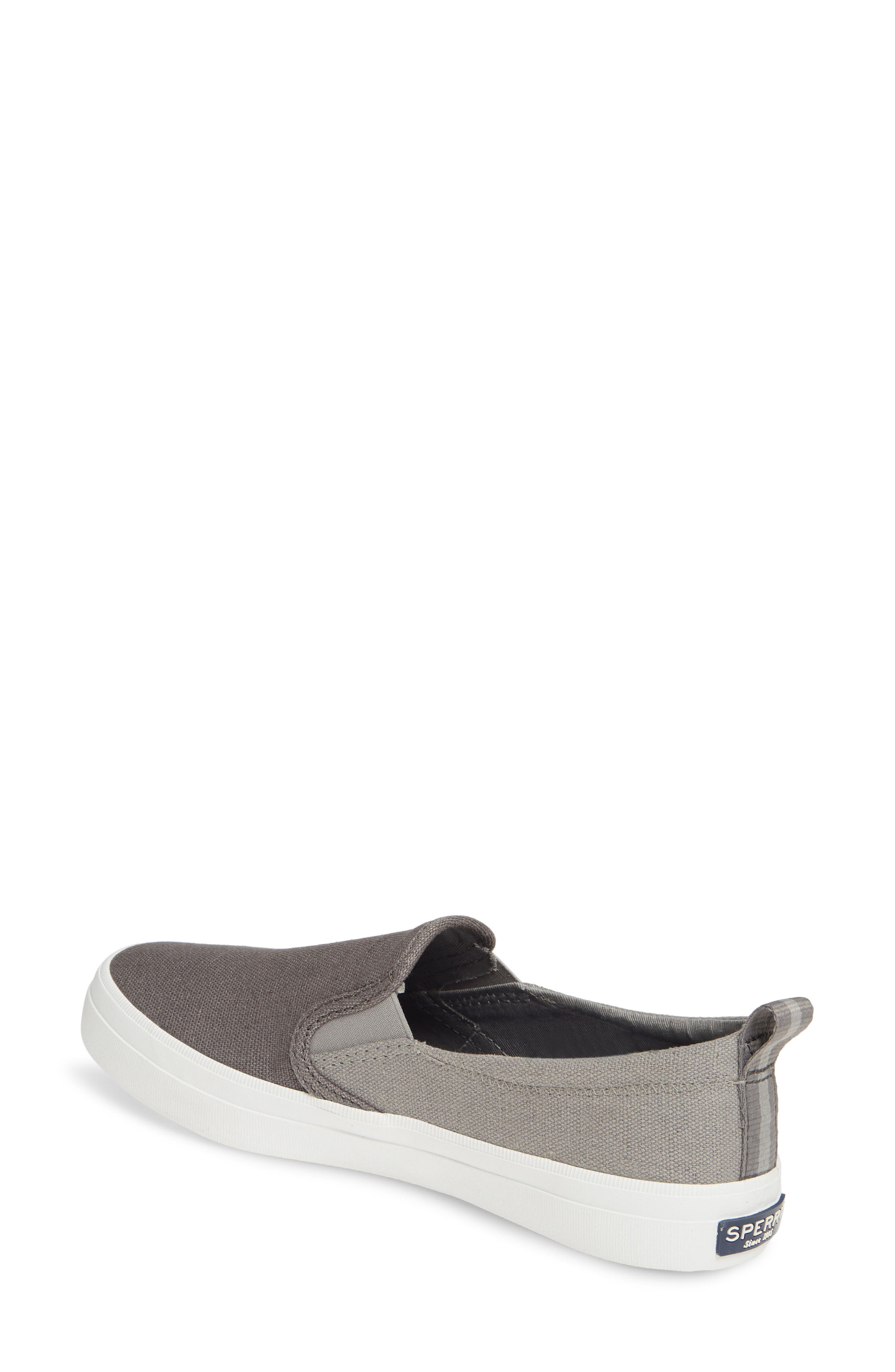Sperry Crest Twin Gore Slip-On Sneaker, Grey