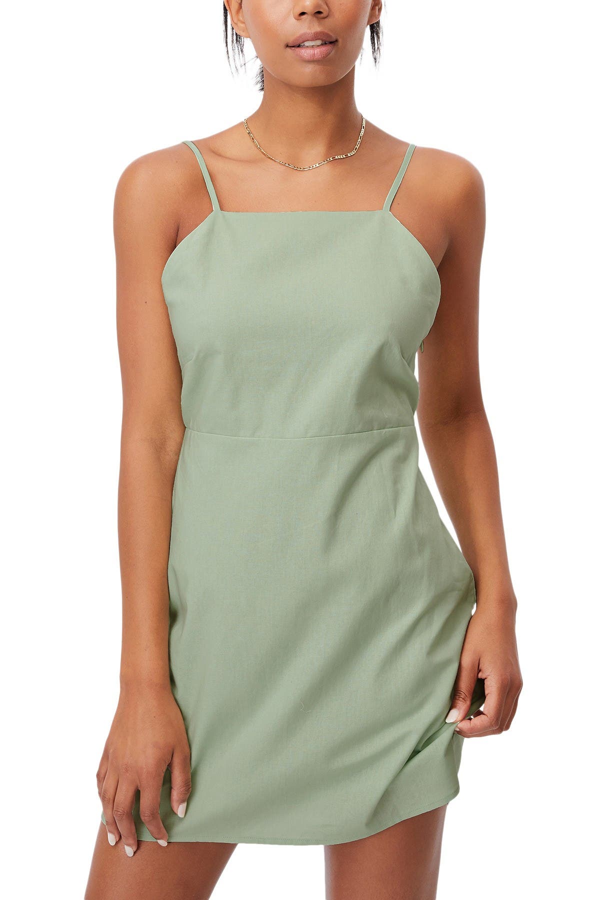 cotton on green dress