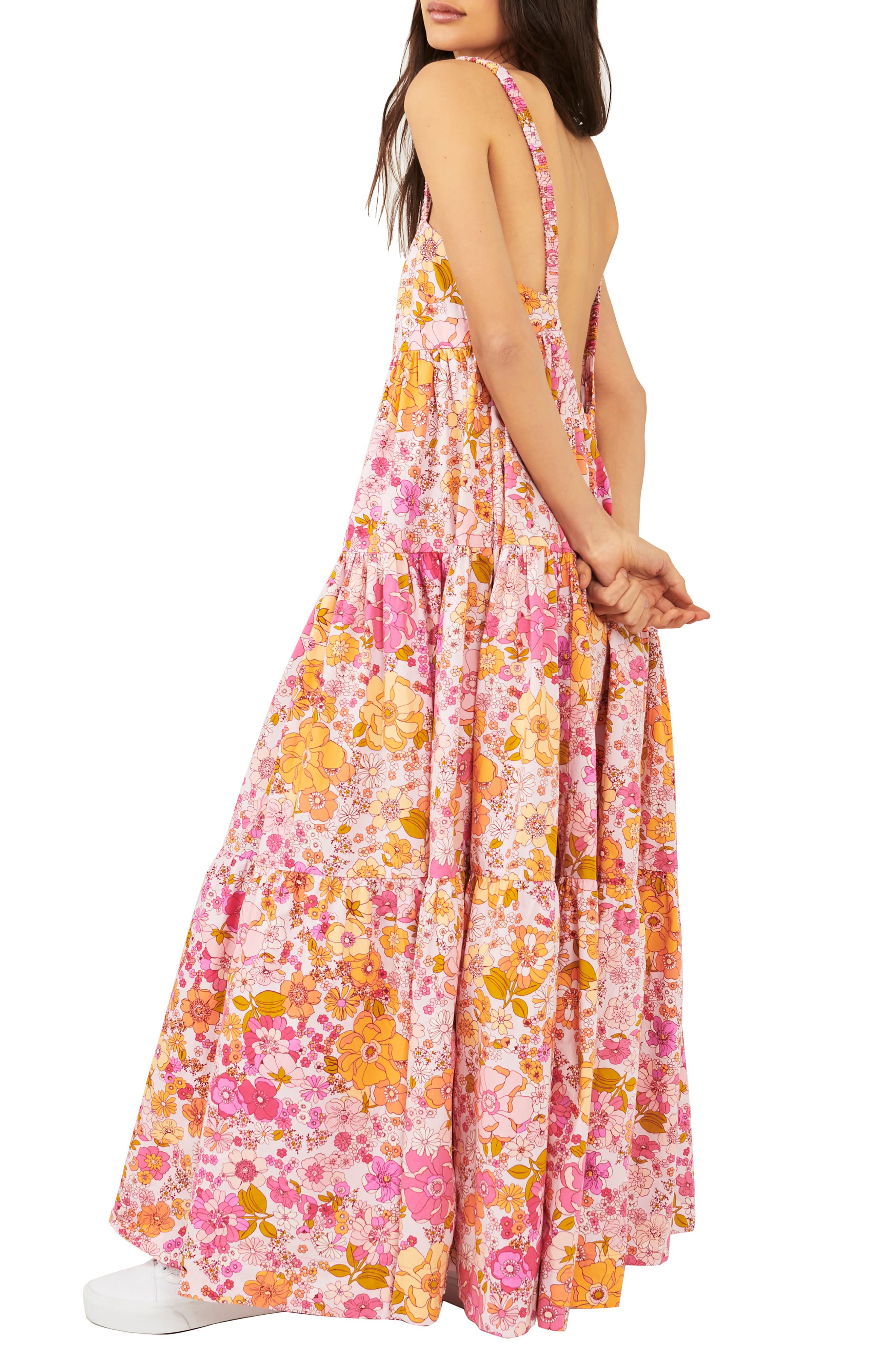 Free People Floral Maxi Sundress 