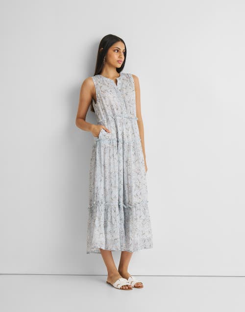 Shop Reistor Perfect Resort Maxi Dress In Peony Blues