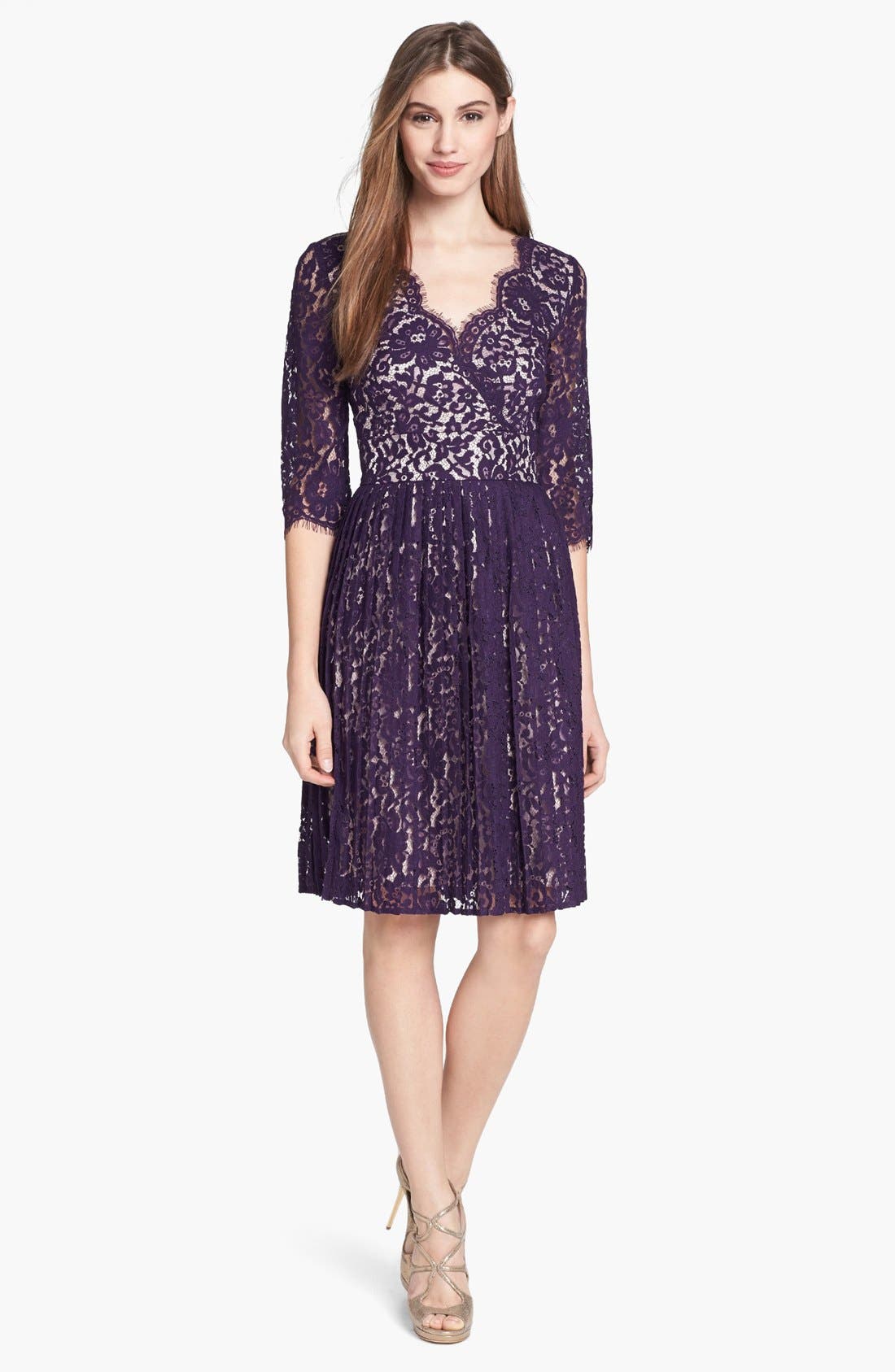 eliza j purple dress