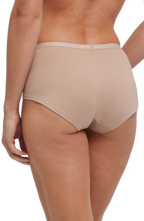 Falke Daily Comfort 2-pack Stretch Cotton Hipster Briefs In Camel