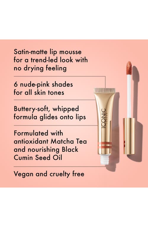 Iconic London Cloud Kiss Matte Lip Mousse In Let It Slip