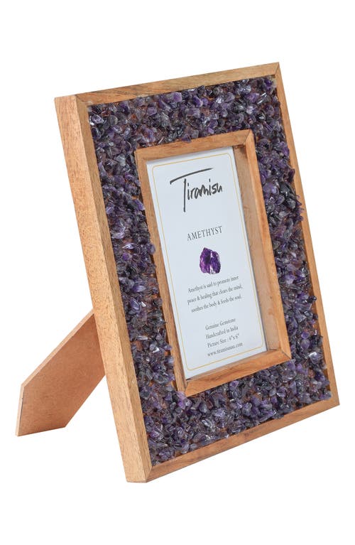 Tiramisu Gemstone Picture Frame In Purple
