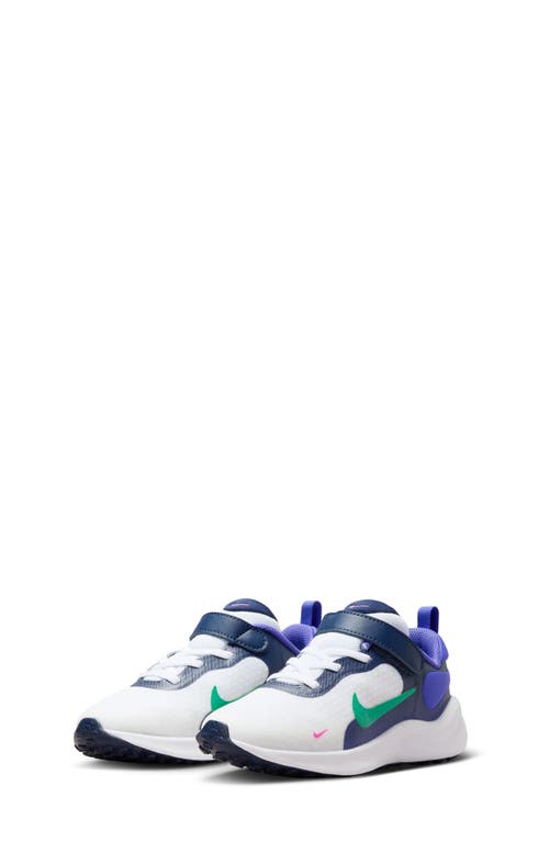 Shop Nike Revolution 7 Sneaker In White/green/persian Violet