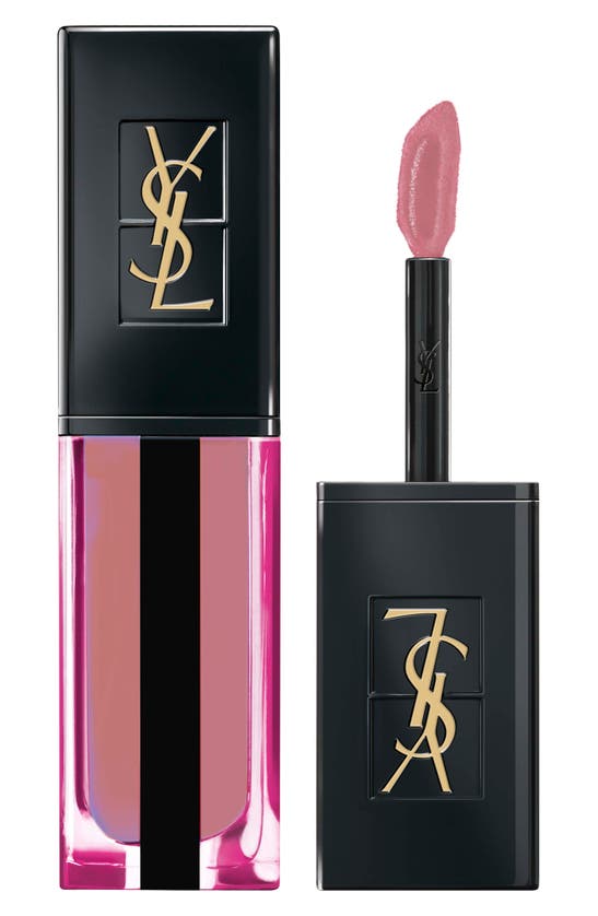 Saint Laurent Vernis A Levres Water Stain Lip Stain In 606 Rosewood Flow Modesens