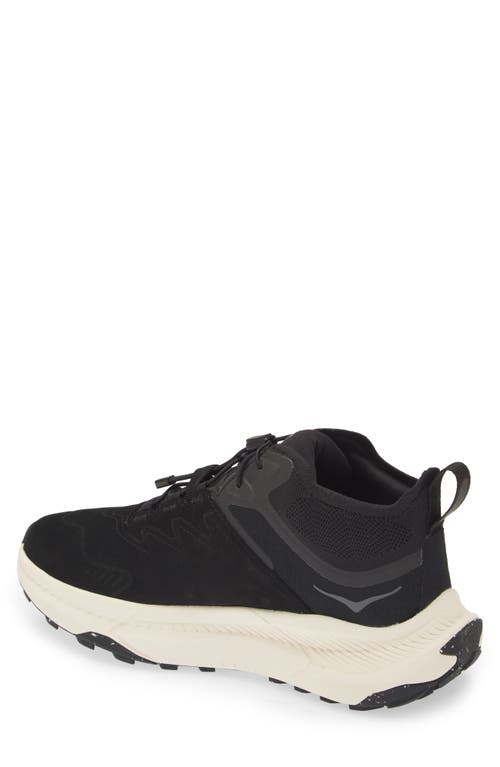 Shop Hoka Transport Chukka Gore-tex® Waterproof Running Shoe In Black/alabaster