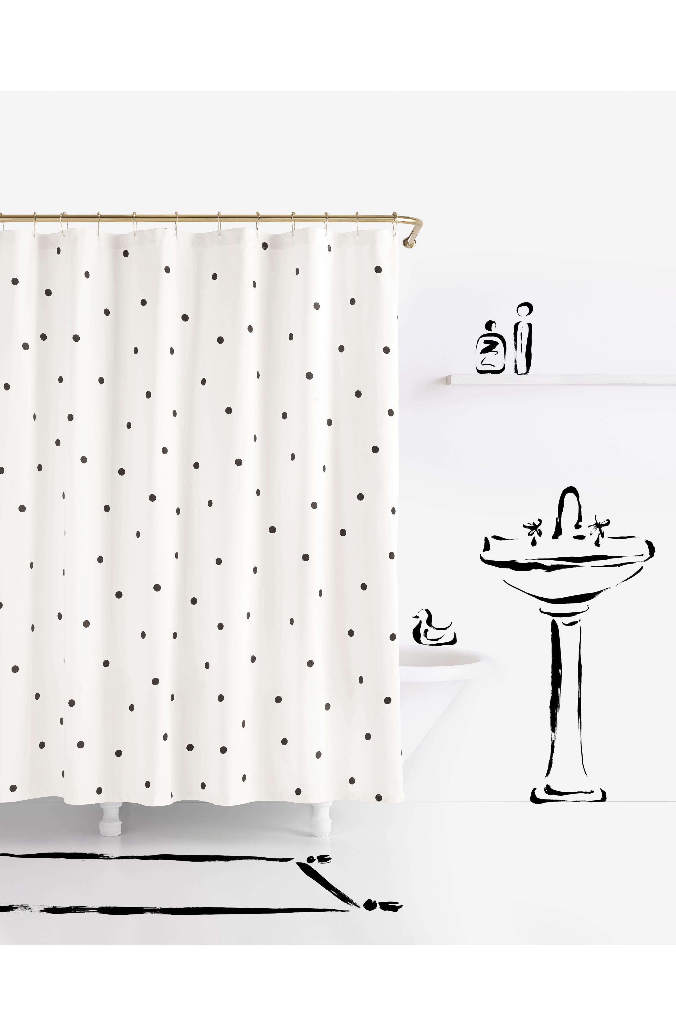 kate spade new york deco dot shower curtain Nordstrom